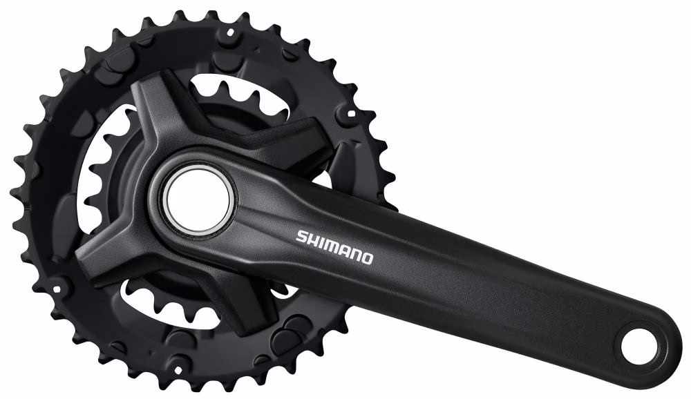 SHIMANO Kurbelgarnitur FC-M210-B2 Kurbelgarnitur - 175 mm, 36-22 Zähne, 22 Zähne