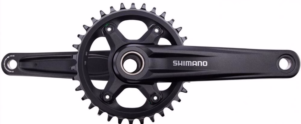 SHIMANO Kurbelgarnitur FC-MT510 12-fach Kurbelgarnitur - 12-fach, 170 mm, 34 Zähne