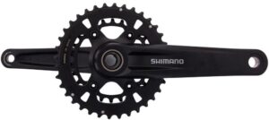SHIMANO Kurbelgarnitur FC-MT610 12-fach - 12-fach, 170 mm, 36-26 Zähne, 26 Zähne