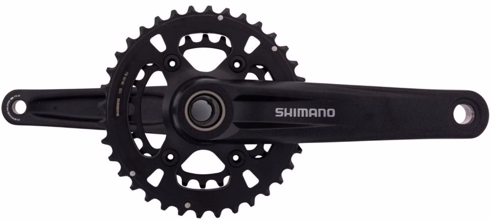 SHIMANO Kurbelgarnitur FC-MT610 12-fach - 12-fach, 170 mm, 36-26 Zähne, 26 Zähne