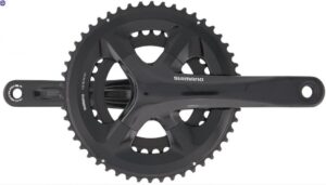 SHIMANO Kurbelgarnitur FC-RS510 11-fach 170 mm 52-36 Zähne - Effiziente Performance für Rennrad-Antriebe