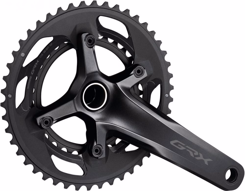 SHIMANO Kurbelgarnitur GRX FC-RX600-11 Kurbelgarnitur - 600-11, 11-fach, 172,5 mm, 46-30 Zähne, 30 Zähne