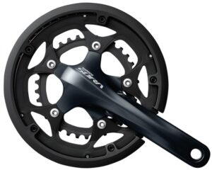 SHIMANO Kurbelgarnitur SORA FC-R3000 Kurbelgarnitur - 9-fach, 175 mm, 50-34 Zähne, 34 Zähne, Schwarz
