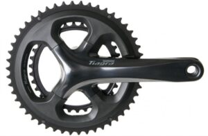 SHIMANO Kurbelgarnitur TIAGRA FC-4700 Kurbelgarnitur - 10-fach, 170 mm, 48-34 Zähne, 34 Zähne, Grau