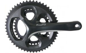 SHIMANO Kurbelgarnitur TIAGRA FC-4700 Kurbelgarnitur - 10-fach, 172,5 mm, 52-36 Zähne, 36 Zähne, Grau