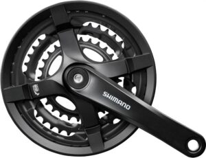 SHIMANO Kurbelgarnitur TOURNEY FC-TY501 6/7/8-fach 175 mm 48-38-28 Zähne