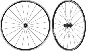 SHIMANO Laufradsatz WH-RS100 CL Laufradsatz - für Rennrad Felgenbremse 622-17C