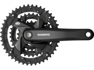 Shimano M371 Kurbelgarnitur (26/36/48 Zähne | 170mm | FCM371 | Vierkant | mit KSS | 9 Gg)
