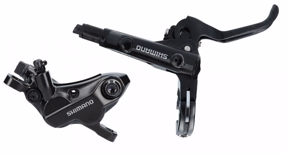 SHIMANO MT501 Scheibenbremse hydraulisch Hinterrad - MTB Bremse mit Bremsscheibe
