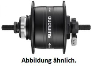 SHIMANO Nabendynamo DH-3D37 - 6V/3W, 36 Loch, Center-Lock, Silber
