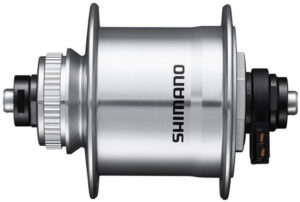 SHIMANO Nabendynamo DH-UR700-3D 6V/3W - 700-3, Silber 32 Loch Center-Lock