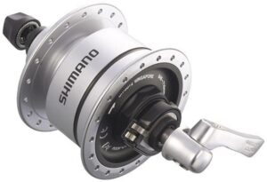 SHIMANO Nabendynamo NEXUS DH-C3000-1N 6V/1,5W Silber - effizienter Generator für Felgenbremse