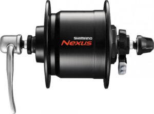 SHIMANO Nabendynamo NEXUS DH-C3000-3N Nabendynamo - 3000-3, Schwarz 36 Loch