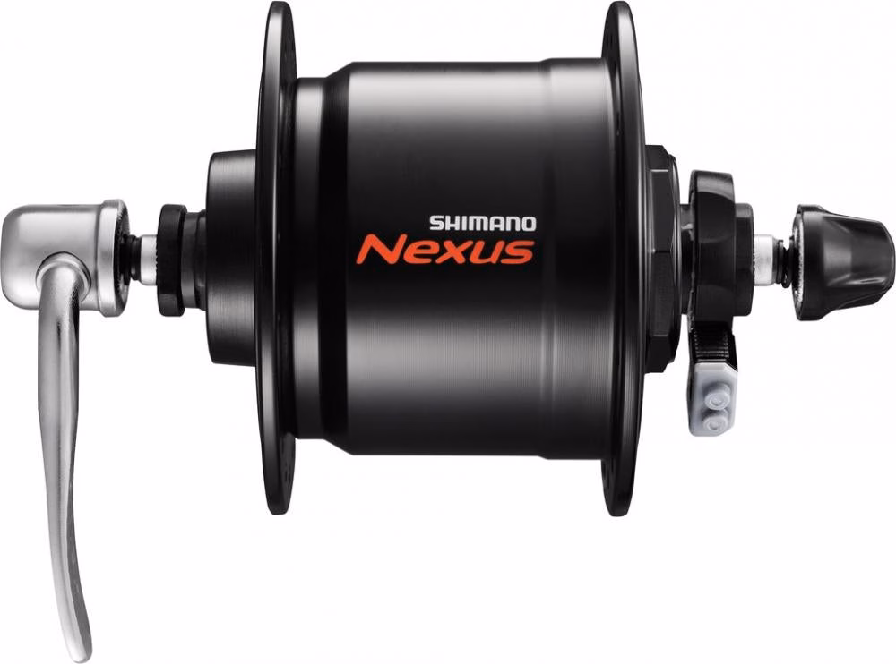 SHIMANO Nabendynamo NEXUS DH-C3000-3N Nabendynamo - 3000-3, Schwarz 36 Loch
