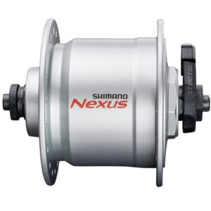 SHIMANO Nabendynamo NEXUS DH-C3000-3N Nabendynamo - 3000-3, Silber 36 Loch
