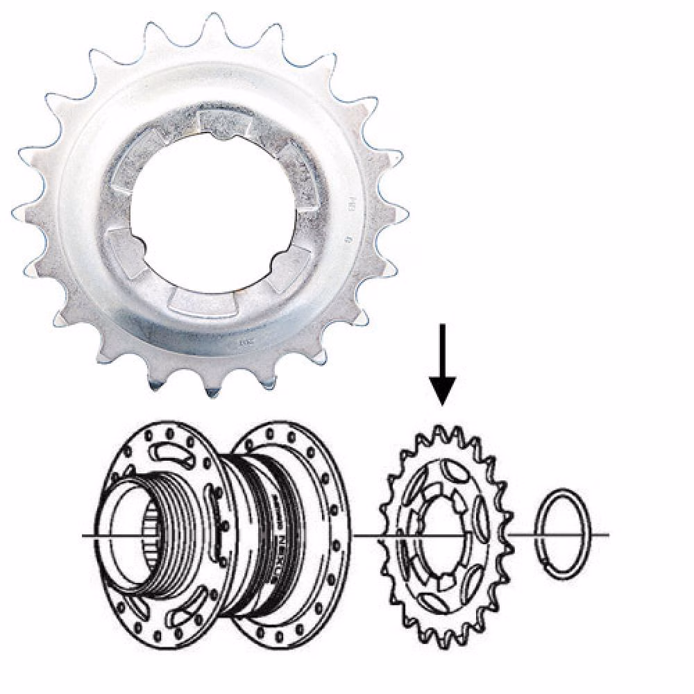 SHIMANO NEXUS Ritzel 21 Zähne - Ersatzritzel für Nabenschaltung