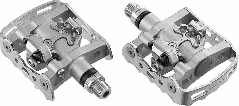 SHIMANO Pedal PD-M324 - SPD Kombipedal mit Plattform für MTB und Trekking