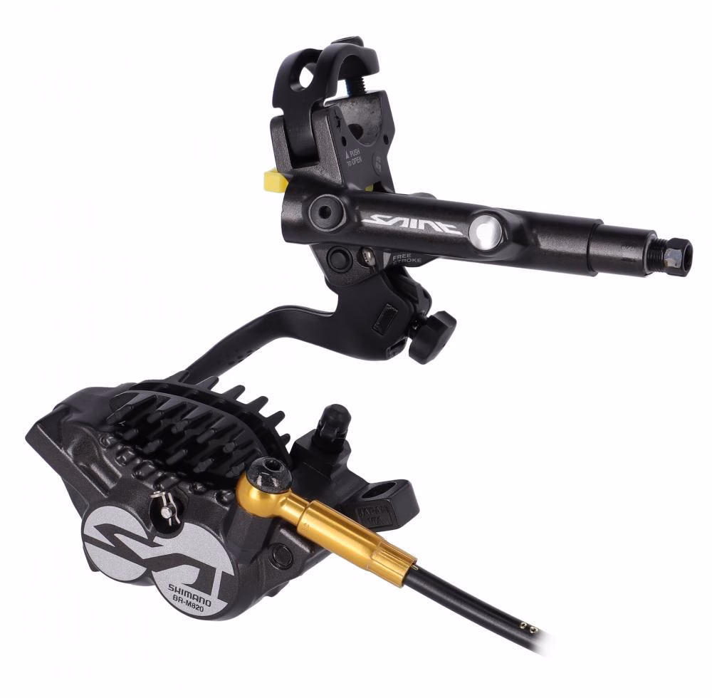 SHIMANO SAINT M820 Scheibenbremse Hinterrad - hydraulische MTB Bremse für Downhill & Freeride