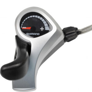 SHIMANO Schalthebel TOURNEY SL-TX50 3-fach Links mit Schelle - Mikroraster-Schalthebel für Dreifach-Antriebe - Schaltbremshebel