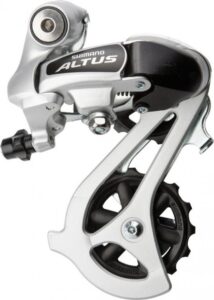 SHIMANO Schaltwerk ALTUS RD-M310 7-fach 8-fach Mittellang Direktmontage Silber - Wide Link Design