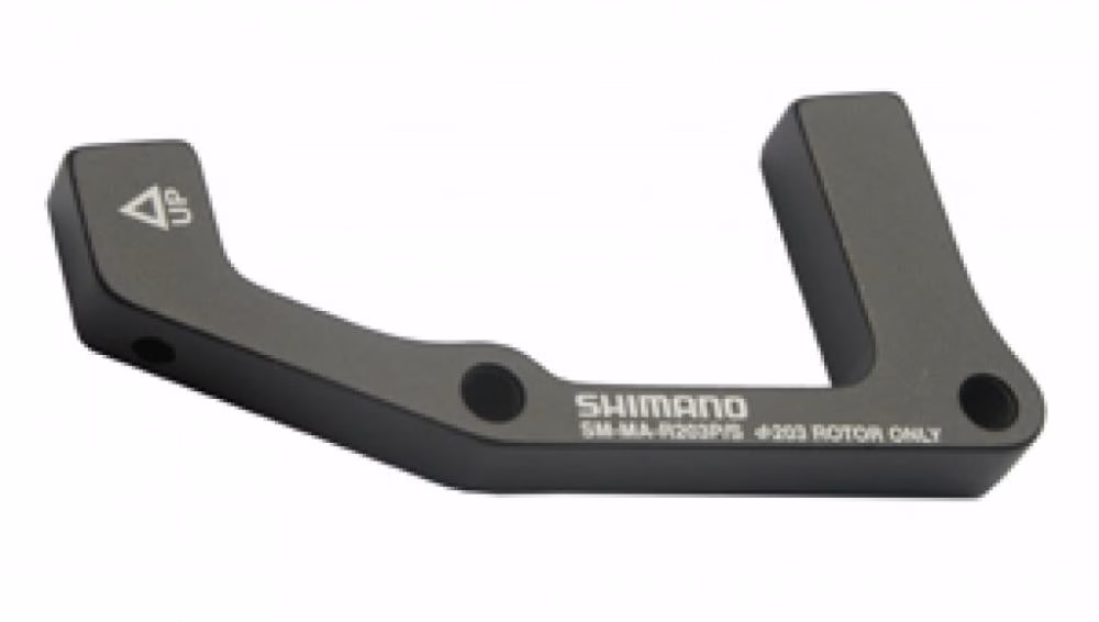 SHIMANO Scheibenbremsadapter Hinten PM IS 203 mm Scheibenbremsadapter - für 203 mm Bremsscheibe