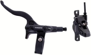 SHIMANO Scheibenbremse M4100/MT410 VR - Vormontierte Vorderrad-Bremsanlage für MTB