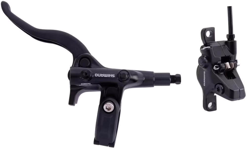 SHIMANO Scheibenbremse M4100/MT410 VR - Vormontierte Vorderrad-Bremsanlage für MTB