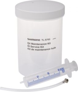 SHIMANO TL-S703 BEHÄLT.+SPRITZE ALFINE Wartung-Set - Servicekit für Alfine Hydrauliksysteme