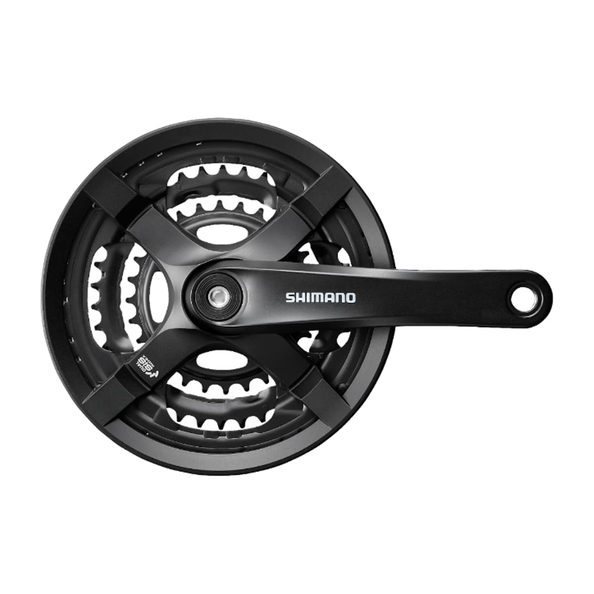 SHIMANO TOURNEY FC-TY501 Kurbel, 3 x 6-/7-/8-fach (48-38-28 Zähne)