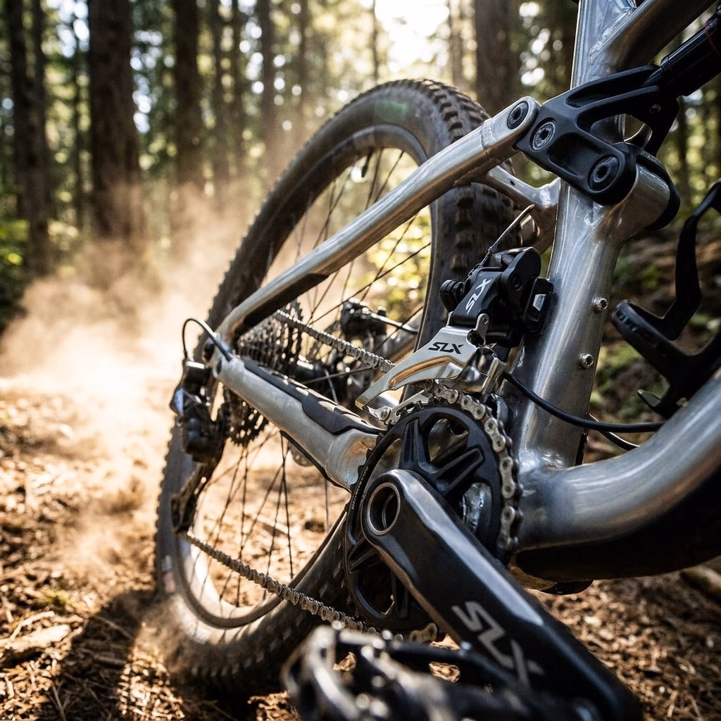 SHIMANO Umwerfer SLX FD-M7100 2-fach MTB Schelle mittig Front-Pull - präzise Schaltperformance am Mountainbike