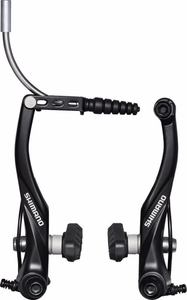Shimano V-Brake BR-T4000 Hinterrad schwarz 16 mm - starke Trekking- und MTB-Bremsleistung