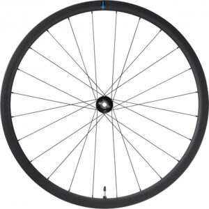 SHIMANO Vorderrad WH-RS710 C32 TL Laufrad - für Rennrad-Scheibenbremsen 28" 24 Loch Center-Lock 100x12 mm