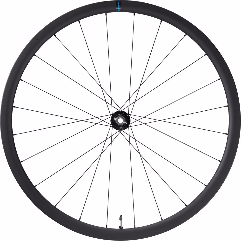 SHIMANO Vorderrad WH-RS710 C32 TL Laufrad - für Rennrad-Scheibenbremsen 28" 24 Loch Center-Lock 100x12 mm