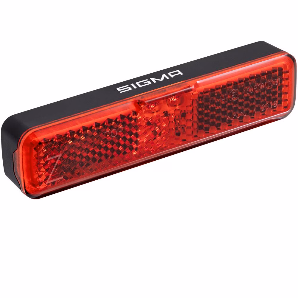 Sigma Licht EOX RL RACK Rücklicht 50 mm Schwarz - E-Bike-Rückleuchte mit Bremslicht
