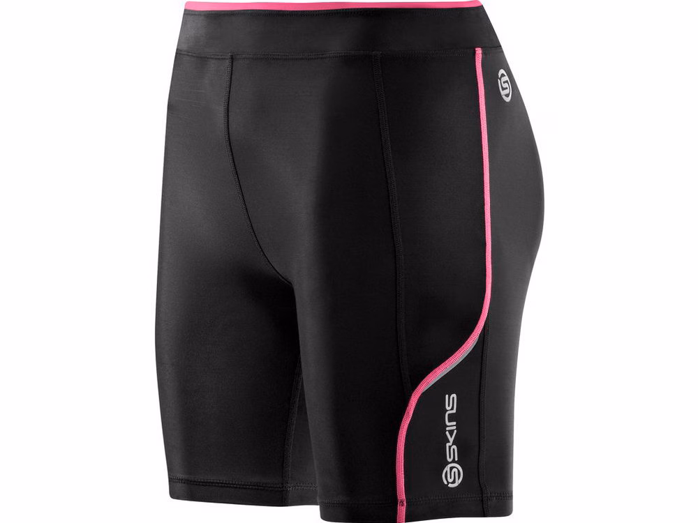 Skins A200 Kompressions Shorts Damen (schwarz / pink) Größe:XS