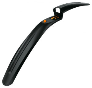 SKS - Schutzblech Shockboard XL - Steckschutzblech für MTB 27,5" 29" Vorderrad, extra breit, schlagfester Kunststoff, einfacher Schnellverschluss, schwarz