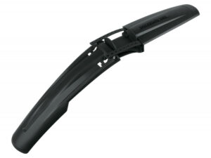 SKS - VR-Steckblech Shockboard Vario - schwarz - flexibles Frontschutzblech für MTB und Crossbikes - werkzeugfreie Montage