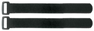SKS Anywhere Adapter kurze Gurte schwarz, 2er Set, für Sattelstützenmontage, Umfang 70-110 mm, Durchmesser 25-35 mm, Kunststoff