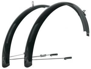 SKS BLUEMELS BASIC 24 Schutzblech-Set 53mm schwarz - Alu-Kunststoff mit ASR-System für 24 Zoll Fahrräder
