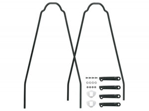 SKS Bluemels Basic Ersatzstreben-Set 20" 53 mm, schwarz, 2 Unterlaufstreben à 245 mm, kompatibel mit Bluemels 20" Schutzblechen, inklusive Befestigungsmaterial