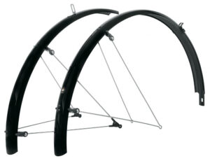 SKS BLUEMELS BASIC Schutzblech-Set 28 Zoll 45 mm schwarz glänzend