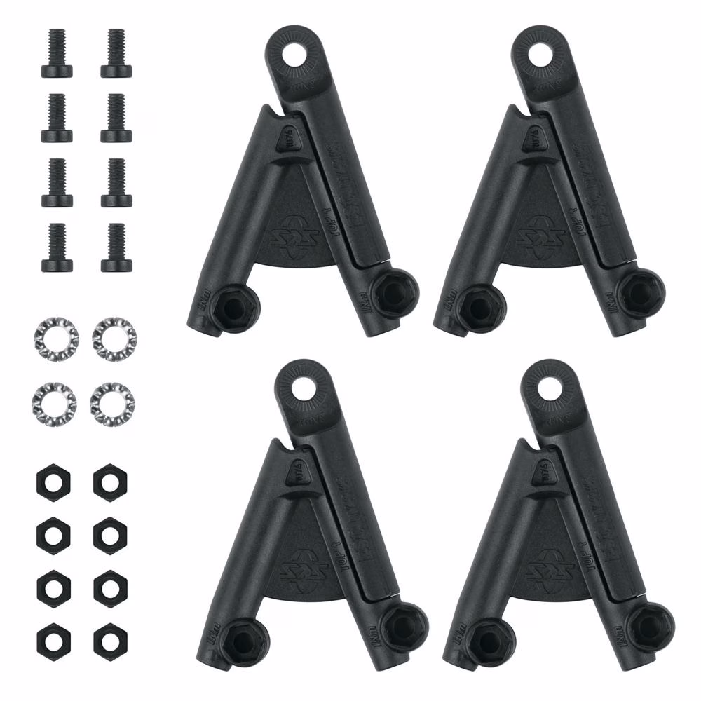 SKS Bluemels ESC V-Adapter Strebenbefestigung  Sicherheitsabreißsystem für Schutzbleche, kompatibel mit Bluemels Style und Cable Line, inklusive Montagematerial