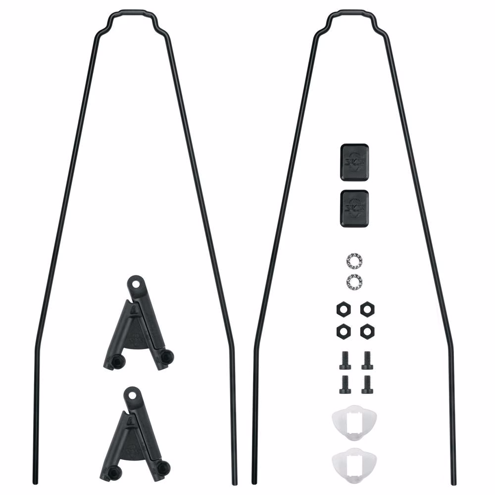 SKS Bluemels Style 46 Ersatzstreben-Set für 28" Schutzbleche, 365 mm Hinterrad, inkl. ESC-V-Adaptern, schwarz