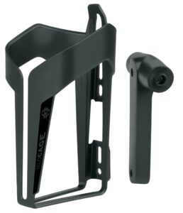 SKS COM/CAGE VELO Flaschenhalter mit Adapter für den Lenker, kompatibel mit COMPIT-System, ideal für E-Bikes, einfache Montage, schwarz