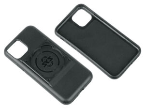 SKS Compit Cover für iPhone 11 Pro stoßdämpfende 2-Komponenten-Hülle mit Oversize-Bajonettaufnahme für sichere Fahrradhalterung
