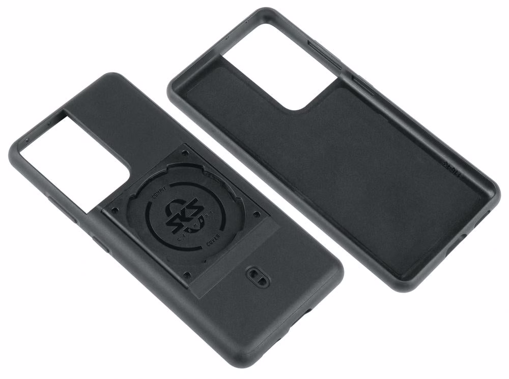 SKS COMPIT Cover Samsung Galaxy S21 Ultra 5G Stoßdämpfende Handyhülle mit Bajonettaufnahme für sichere Montage am COMPIT oder +COM/UNIT System