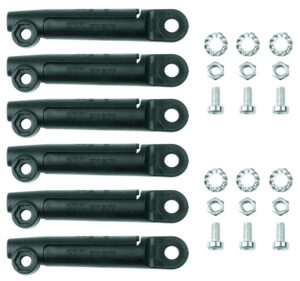 SKS ESC-Vario-Stecker 6er-Set Original-Ersatzteile für 4,5 mm Streben, vormontiert, ideal für ESC-Sicherungssysteme von Schutzblechen