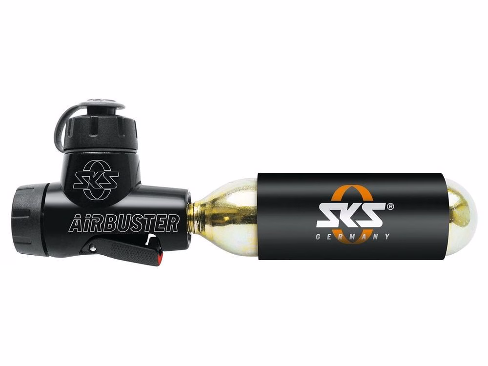 SKS Kartuschenpumpe Airbuster 125mm inklusive Pumpenhalterung (DV / AV / SV)