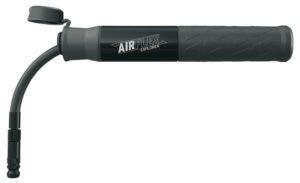SKS Minipumpe Airflex Explorer 205 mm schwarz Flexibler Schlauch für SV/AV-Ventile, max. 5 bar, leicht mit 132 g, ideal für MTB-Reifen unterwegs