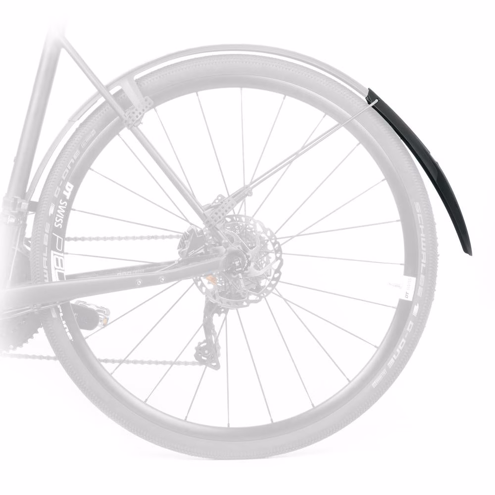 SKS Speedrocker Extension Schutzblechverlängerung, schwarz, 170 mm Länge, werkzeuglose Montage, kompatibel mit SKS Speedrocker Schutzblech, ideal für Gravelbikes und Rennräder